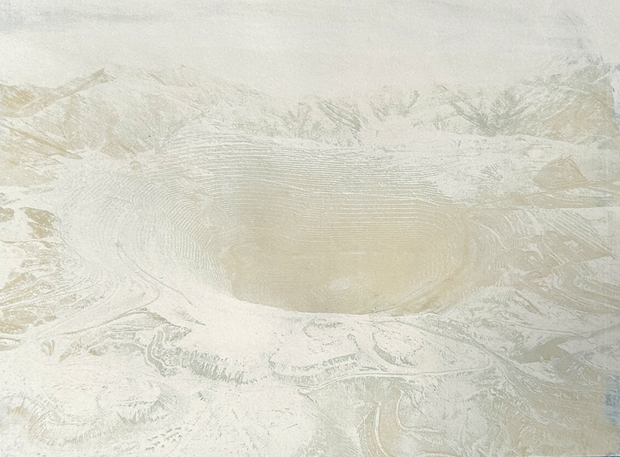 Shawn Edrington, "excavate ii," 2025