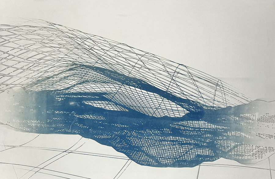 Shawn Edrington, "blueprint for ruin ii," 2025