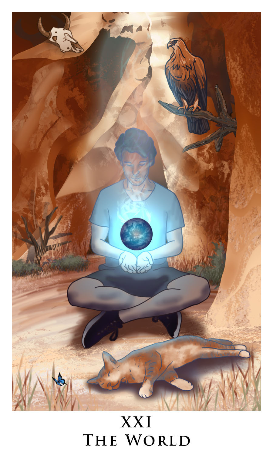 Sarah Beatty "2020 Tarot: XXI The World"