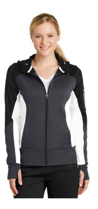 PT - Ladies - Sport-tek Fleece Full-Zip Hooded Jacket - LST245 (L1)